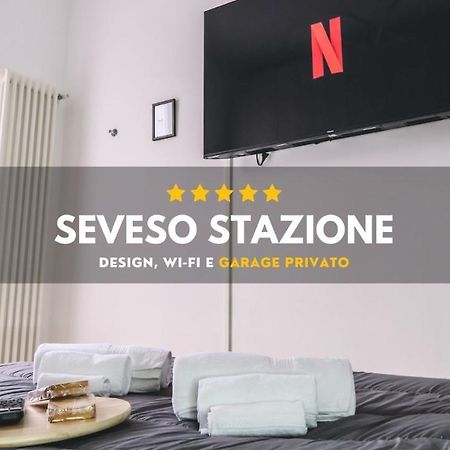 Seveso-Stazione Design, Wifi & Garage Privatoアパートメント エクステリア 写真